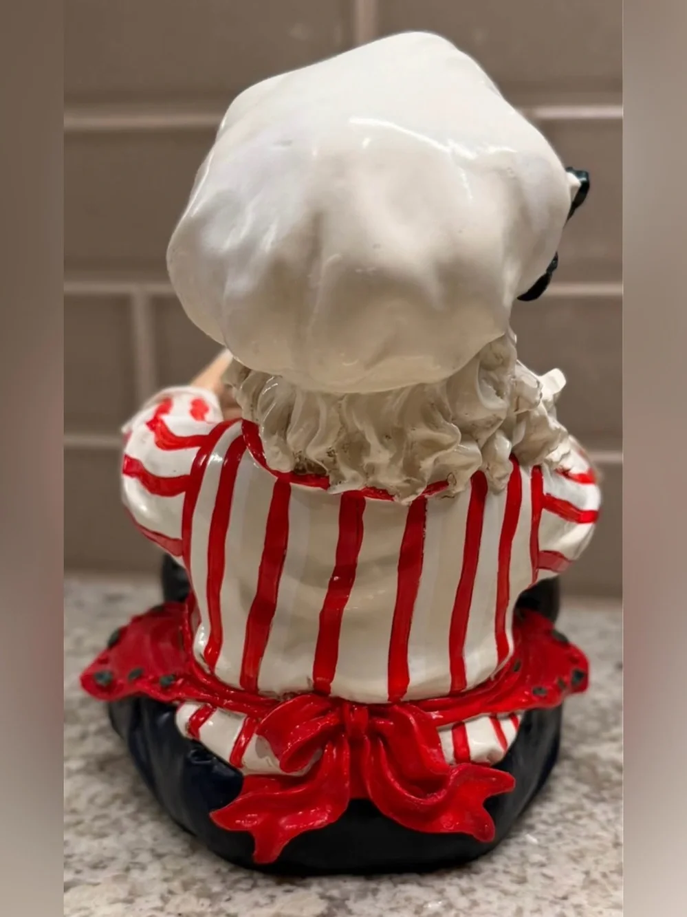 Santa Chef Wine Bottle Holder Christmas Kitchen Decor Holiday Bar